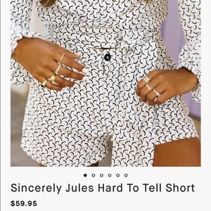 NWT BillabongxSincerely Jules Hard To Tell Shorts